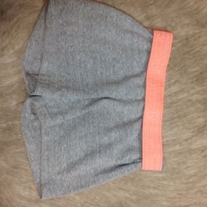 4/$30 • wonder nation • Girls Gray / coral elastic waist band gym short